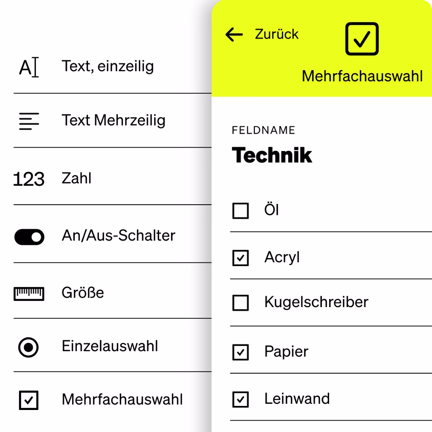 Start Organisieren Felder De
