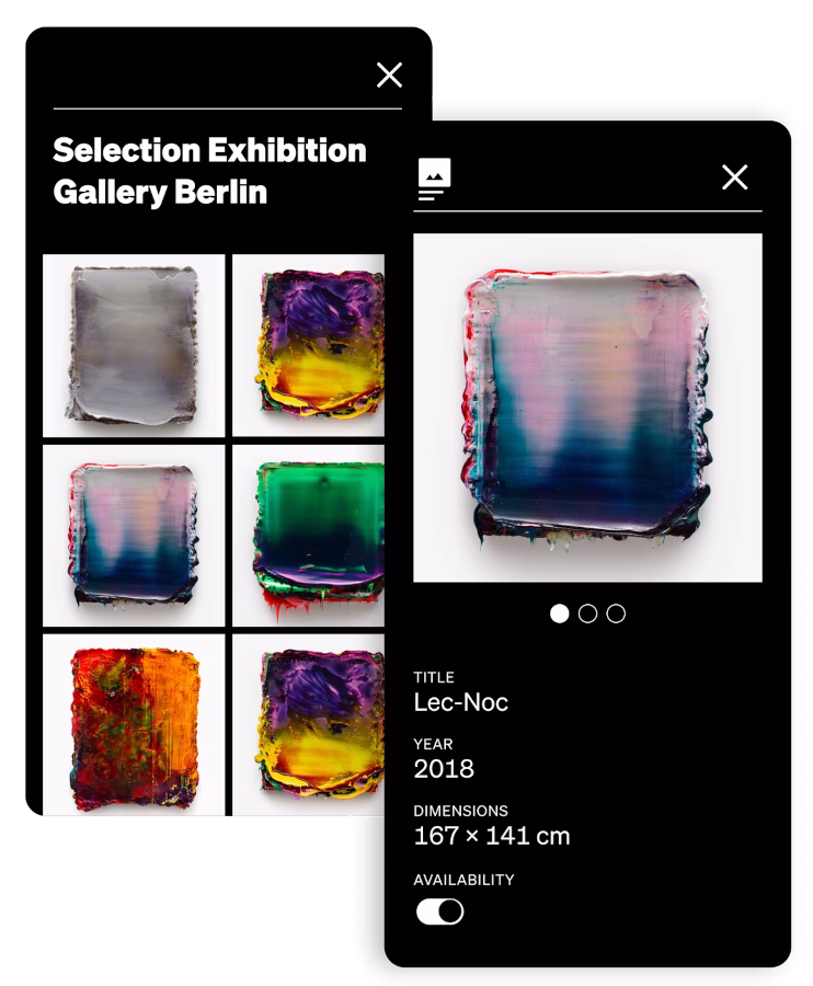 Present your art